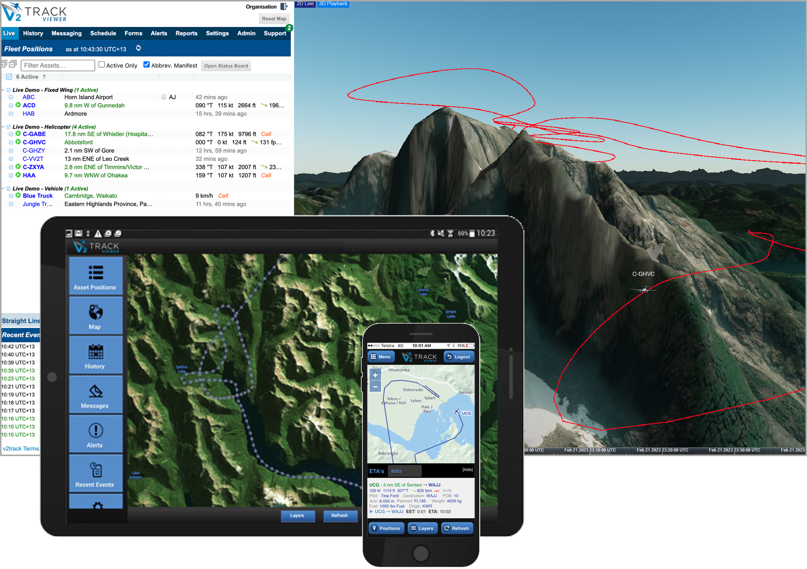 V2track viewer platform